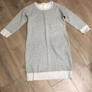 J crew sweat shirt dress